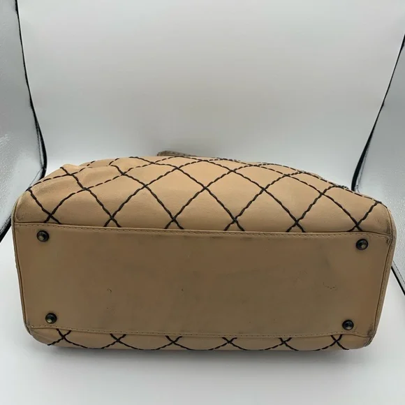 Chanel Wild Stitch Boston handbag Beige - Picture 7 of 15